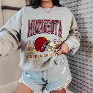 Minnesota Golden Gophers Helmet NCAA Football Unisex Sweater